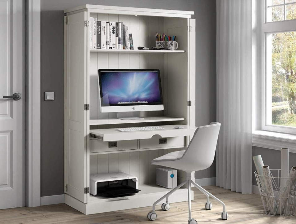 Landhaus Computerschrank Pinie Vintage Kubic Pick-Up-Möbel Landhaus Computerschrank Pinie Vintage Kubic Pick-Up-Möbel